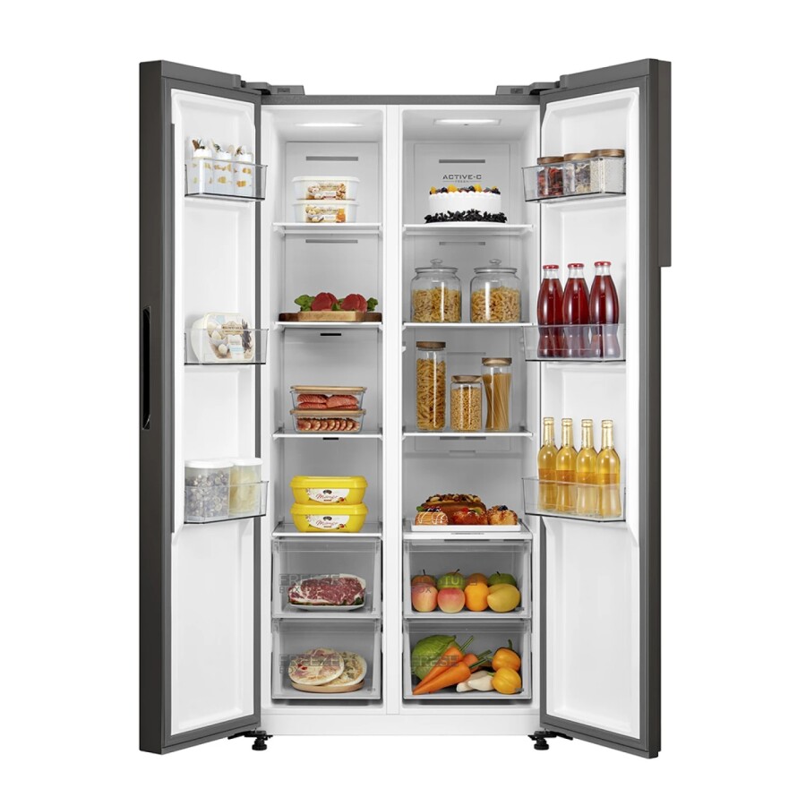 Heladera Black Inverter 482L Side by side Midea MDRS619FGR28 Heladera Black Inverter 482L Side by side Midea MDRS619FGR28