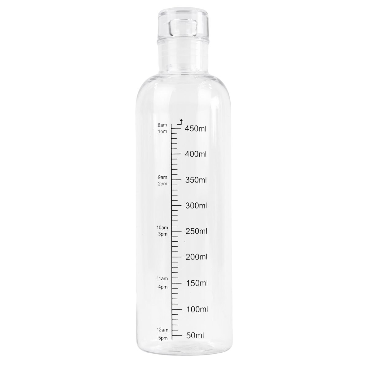 Botella de plastico transparente 450ml 