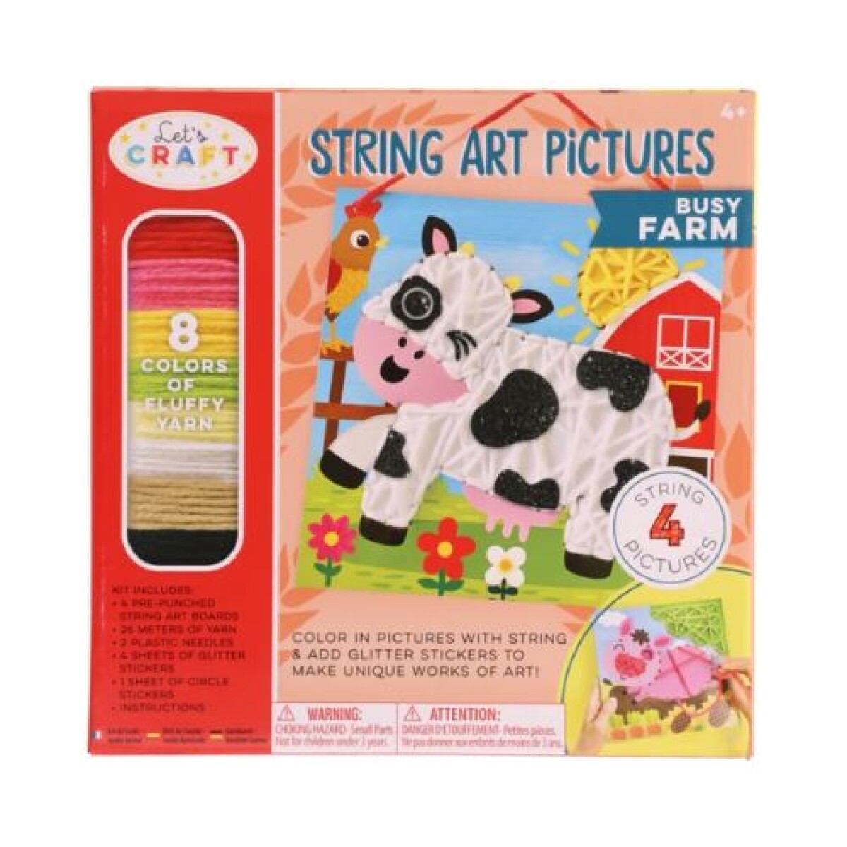 Kit de arte en hilo Granja - Kit De Arte En Hilo Granja 