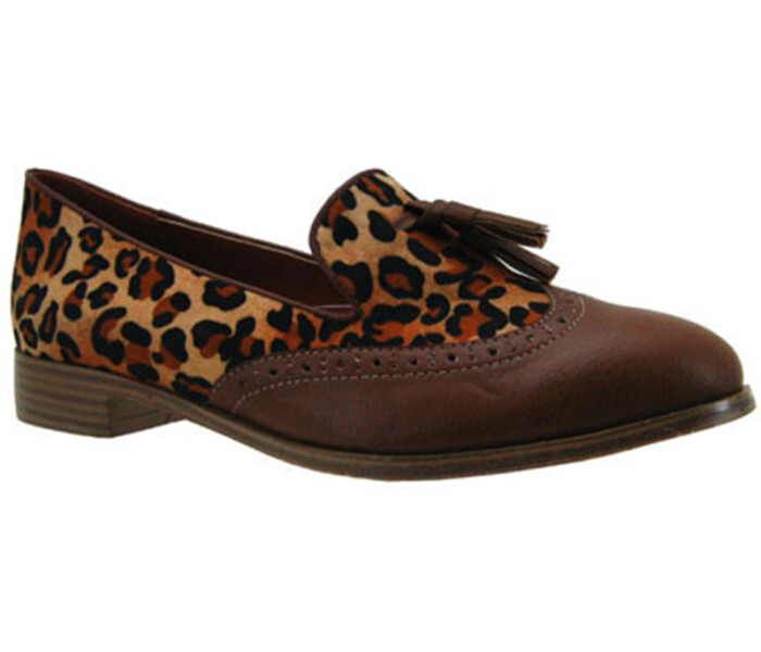 Zapato Casual Brown/Leopardo