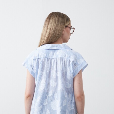 BLUSA CELINA Celeste