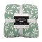 Frazada con Corderito 2 PLAZA Home Class 200 x 240 cm HOJAS VERDES