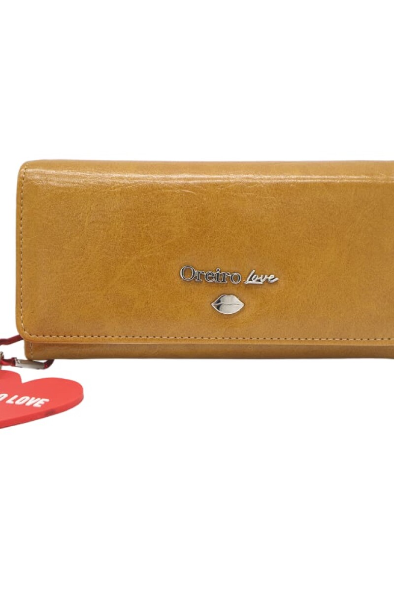 Billetera Las Oreiro Camel