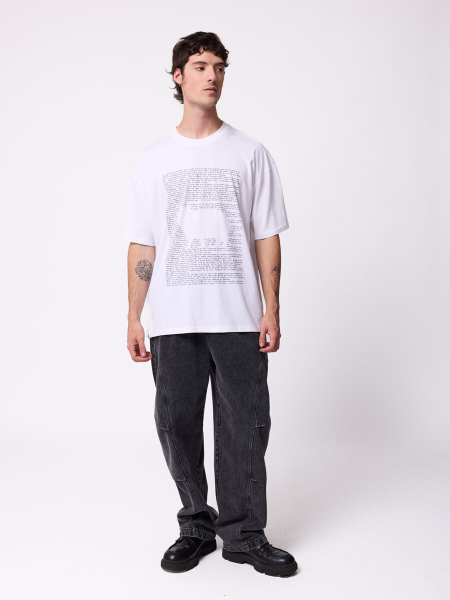 T-SHIRT BALOT DIXIE Blanco