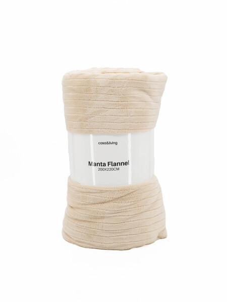 MANTA FLANNEL BEIGE