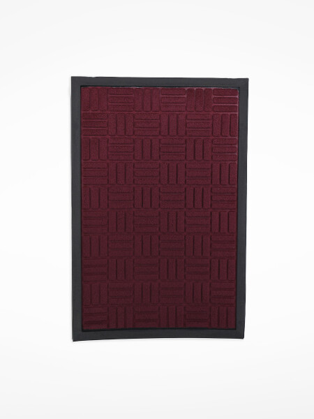 ALFOMBRA FELPUDO PARA PUERTA BORDEAUX