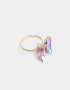 Anillos Medianos y Grandes Con Mariposas Anillo De Mariposa - Dorado