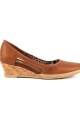 Zapato Taco Corrido Cuero Terra