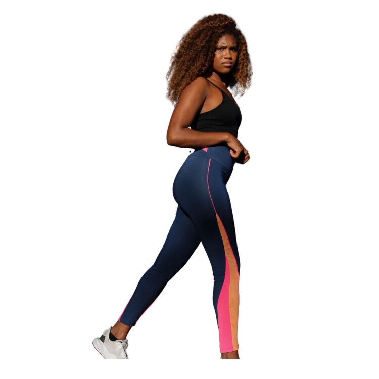 CALZA COMBINADA POWERFIT AZUL