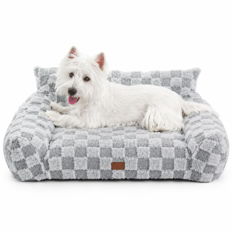 Cama Sofá Mascotas 65x50 Gris Acolchada Lavable Con Asa Cama Sofá Mascotas 65x50 Gris Acolchada Lavable Con Asa