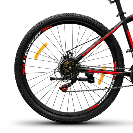 Bicicleta Montaña Expert Patriot Rodado 29 Shimano con Frenos de Disco y 21 Cambios Negro