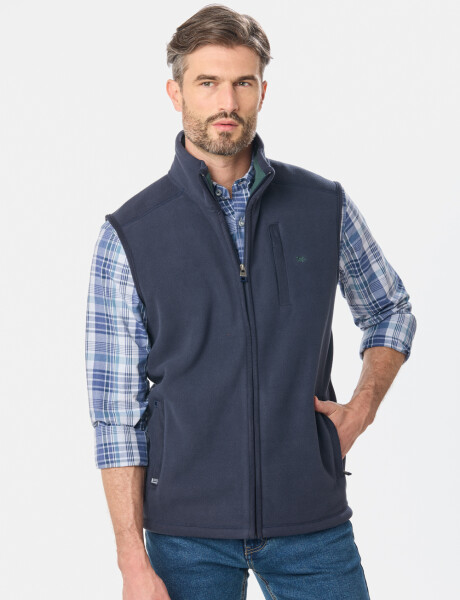 CHALECO POLAR DE ABRIGO Azul