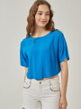 Blusa Hongse Azul Electrico