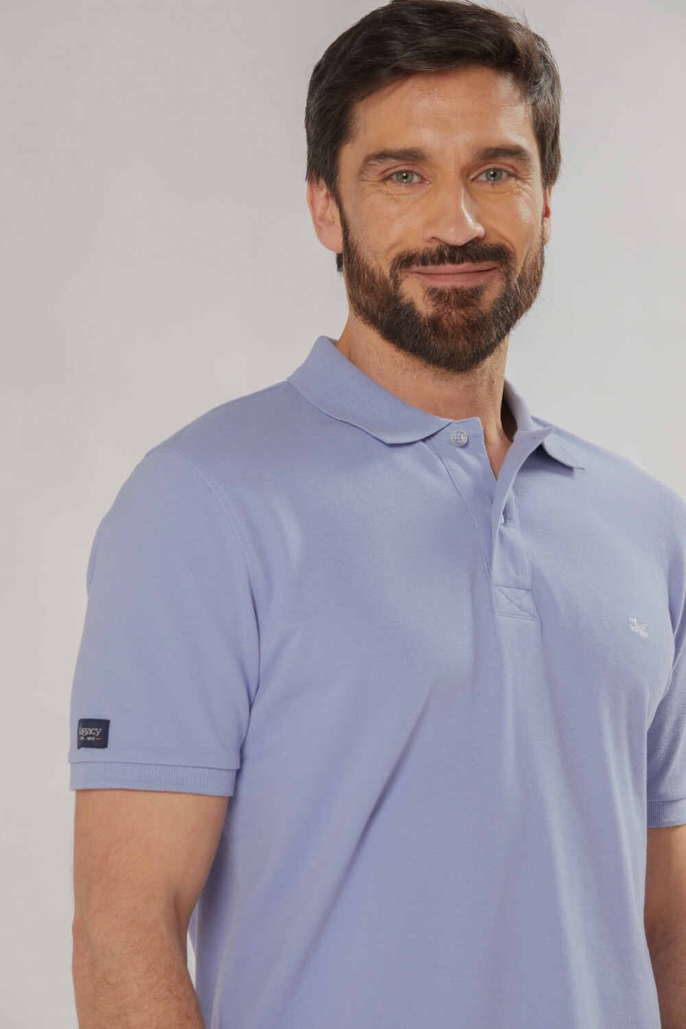 REMERA POLO PIQUÉ Lavanda