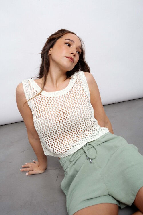 Blusa Violeta Crudo