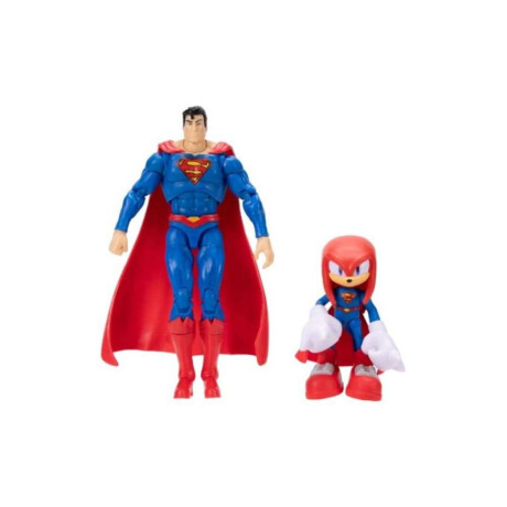 Figura DC x Sonic The Hedgehog Superman & Knuckles