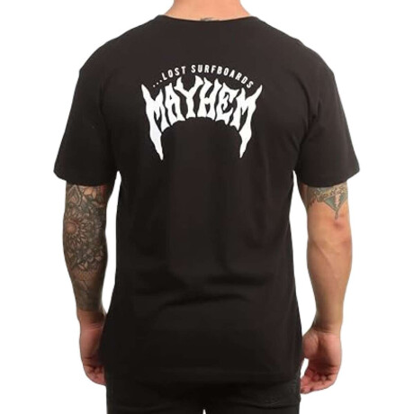 Remera Lost Surfboards By Mayhem Negro