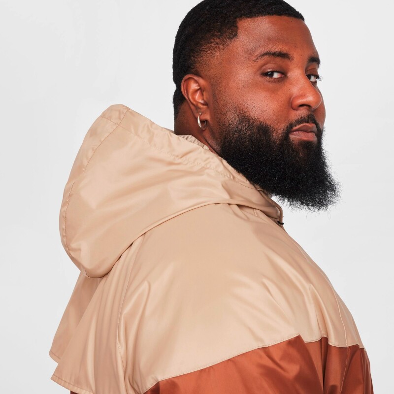 Abrigo Nike Sportswear Windrunner de Hombre Chocolate