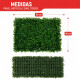 Panel artificial símil trébol 40x60 cm VERDE