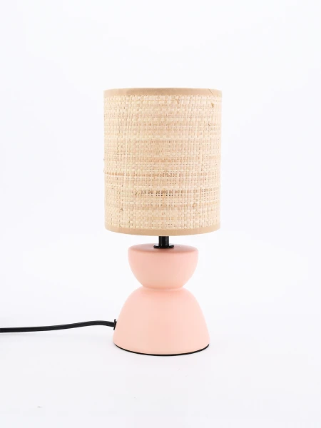 LAMPARA DECO AME ROSADO