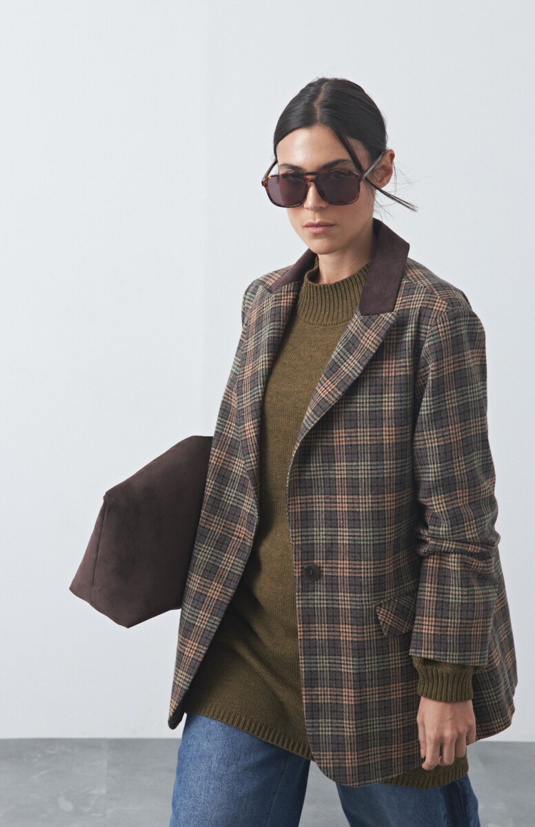 BLAZER CLODIE - Gris Oscuro 