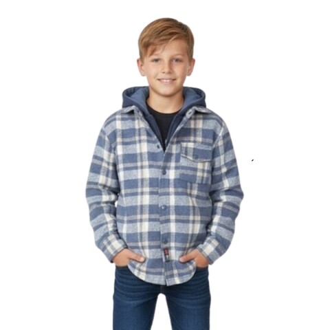SOBRECAMISA 6/18 CELESTE