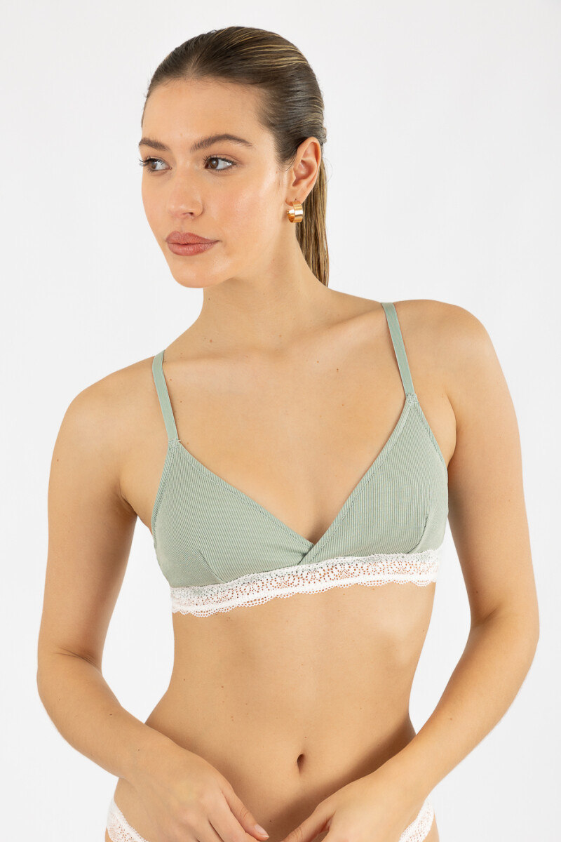 Bralet nexus - Verde malva 