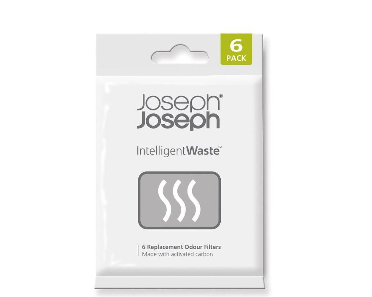Filtros de Olores Reemplazables Joseph Joseph – Pack x6 de Carbón Activado Filtros de Olores Reemplazables Joseph Joseph – Pack x6 de Carbón Activado