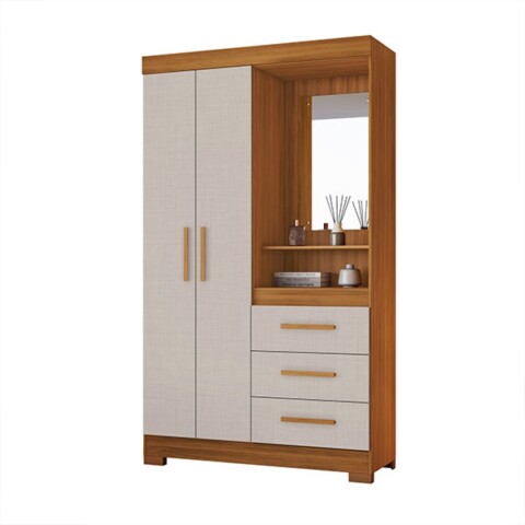 Ropero Notável NT6020 2 Puertas 3 Cajones Freijó Trend Off White Ropero Notável NT6020 2 Puertas 3 Cajones Freijó Trend Off White