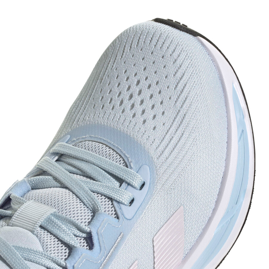 Championes de Mujer Adidas Running Questar 3 Celeste - Rosado