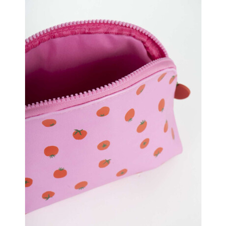 Portacosméticos Rayado Rosa Viejo