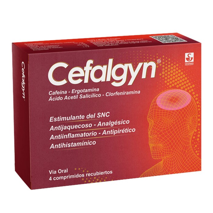 CEFALGYN CJ X 4 COMP.REC. única