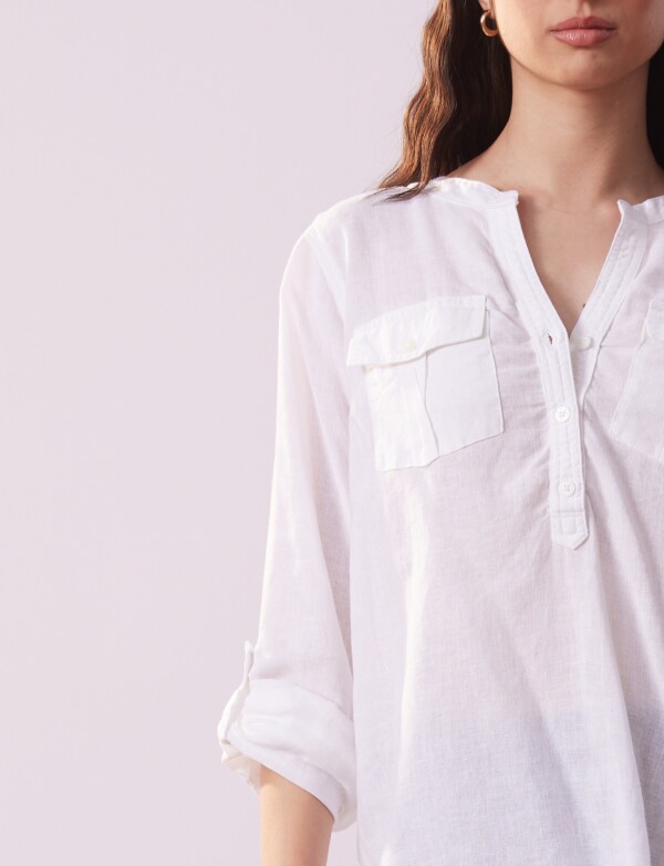 Blusa Lino BLANCO