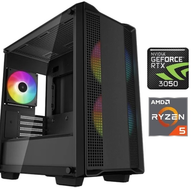 Equipo Gamer Ryzen 5 5500, 16GB, 500GB, RTX 3050 6GB Equipo Gamer Ryzen 5 5500, 16GB, 500GB, RTX 3050 6GB