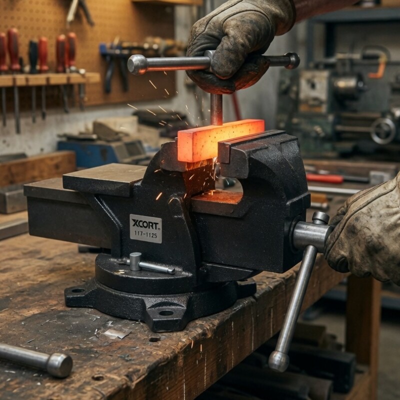 XCORT MORZA DE BANCO INDUSTRIAL GIRATORIA 5 PULGADAS Xcort Morza De Banco Industrial Giratoria 5 Pulgadas