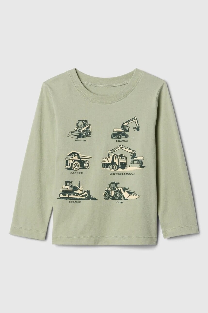 Remera Manga Larga Toddler Niño Desert Sage