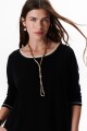 REMERA LIZA NEGRO