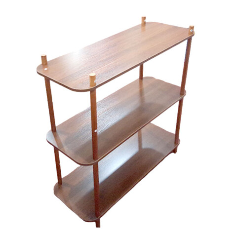 Estante organizador de madera 3 niveles 80x30x79cm Estante Organizador De Madera 3 Niveles 80x30x79cm