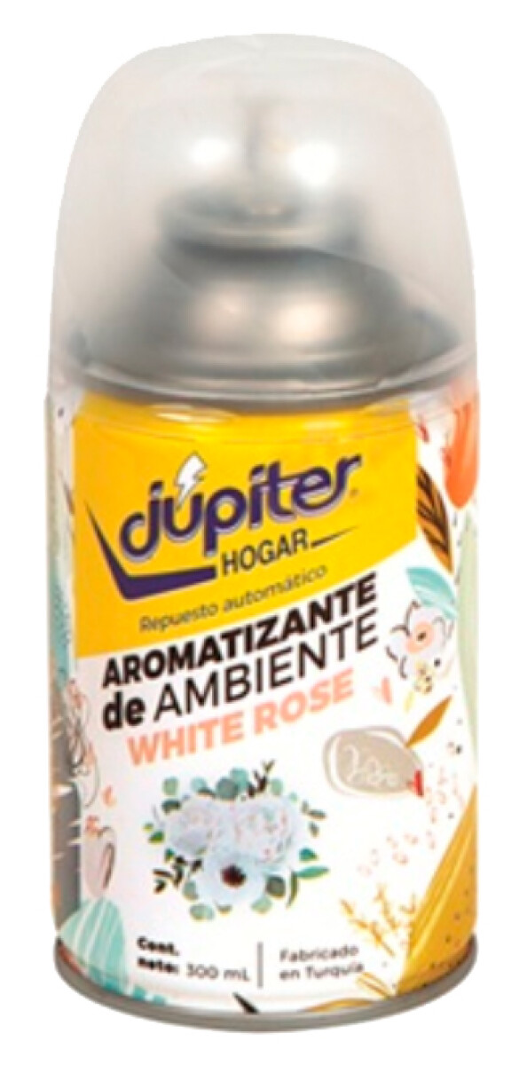 DESODORANTE AMBIENTE JUPITER AUTOMATICO WHITE ROSES REPUESTO 300 CC 