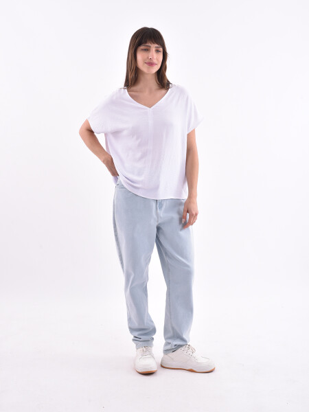 JEAN CHAR MOM FIT CELESTE (V)