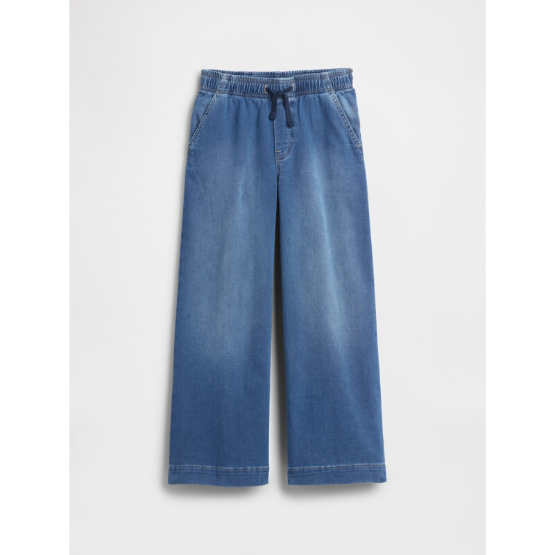 V-EASY PULL ON WIDE - INDIGO KNITLIKE DARK WASH INDIGO 119
