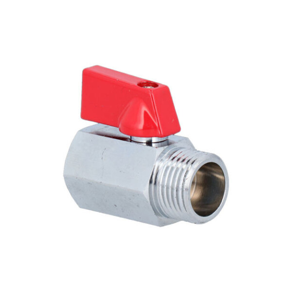 Llave de Paso Esférica Mini 1/2" Macho - Hembra