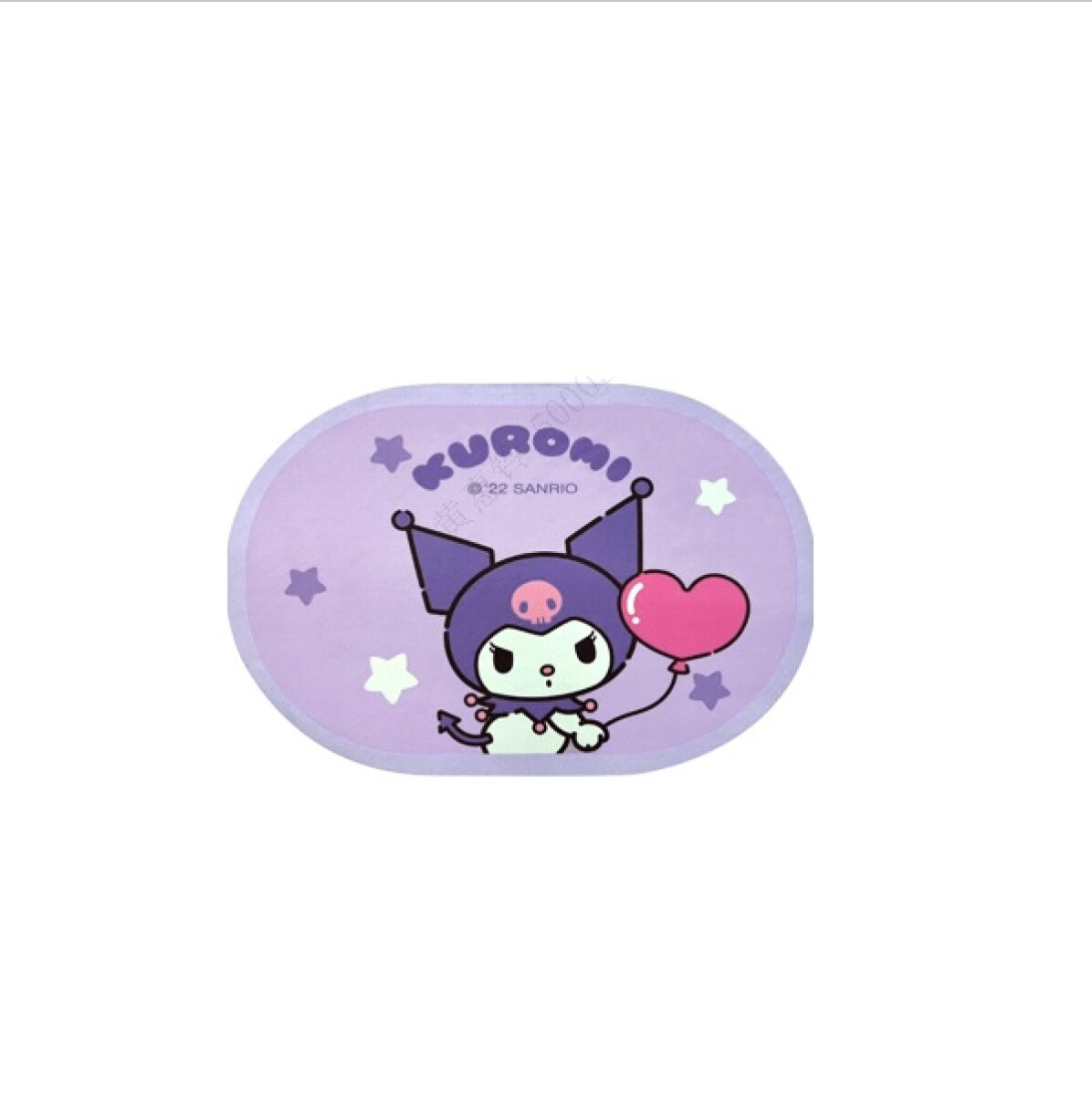 Alfombra oval Sanrio - Kuromi 