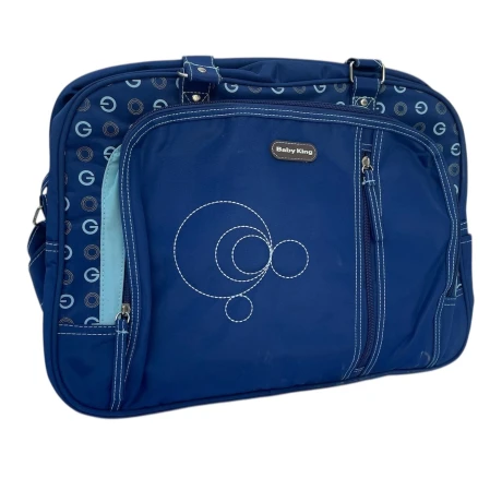 Bolso Maternal con Divisiones y Cambiador C860 AZUL