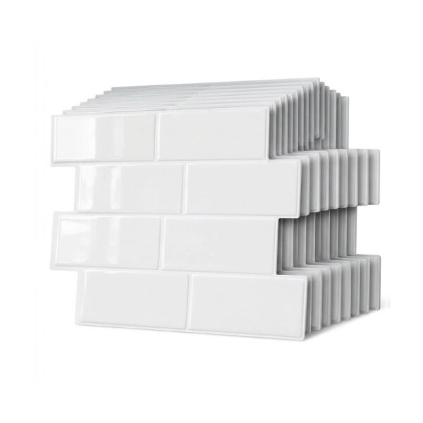 REVESTIMIENTO ADHESIVO 29 X 21 - LADRILLO BLANCO PACK X 10 REVESTIMIENTO ADHESIVO 29 X 21 - LADRILLO BLANCO PACK X 10