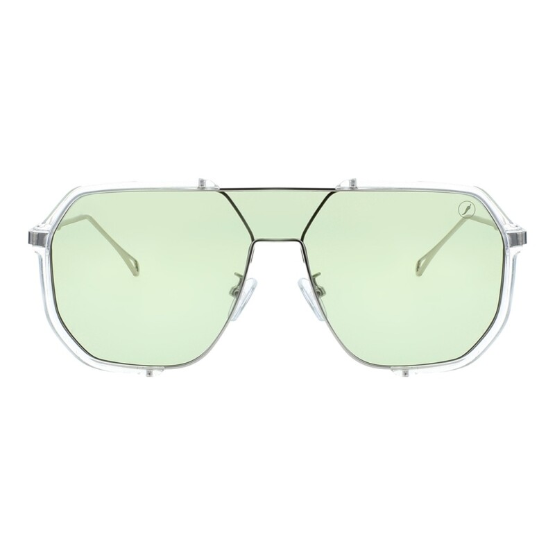 Lentes de Sol Chilli Beans Doha Transparente - Verde