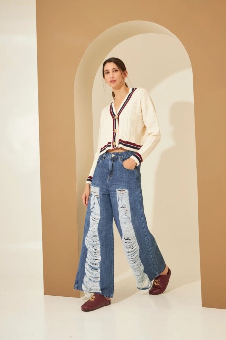 CARDIGAN BERYL CRUDO