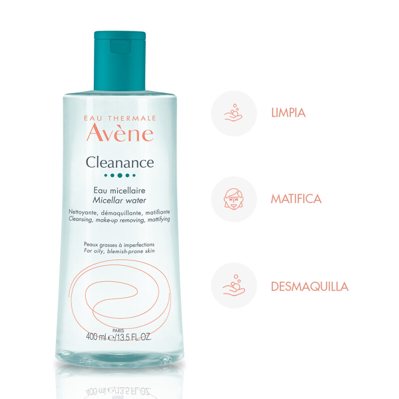 Avene Cleanance Agua Micelar 400 Ml. Avene Cleanance Agua Micelar 400 Ml.