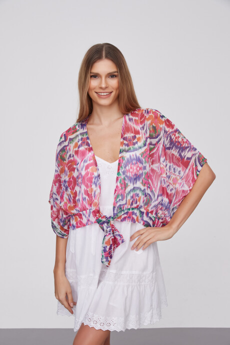 Kimono Bingham Estampado 1