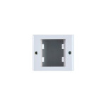 Caja de adosar de 2 módulos color blanco puro Sica ELE07584